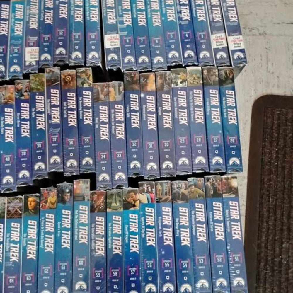 Original Sealed Star Trek Series on VHS.  All 79 episodes. - Picture 3 of 5